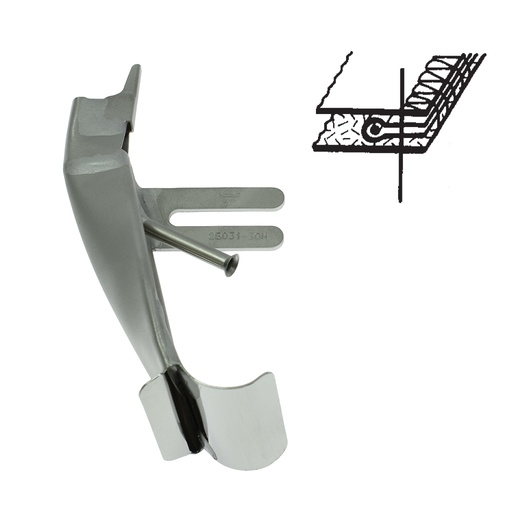 [25031/19] 25031 (F1035) | Cord Edge Piping Attachment (Made in Italy)
