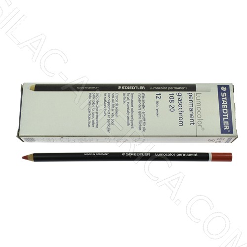 [B332/3] Staedtler Red Permanent Pencil (12 PCS)