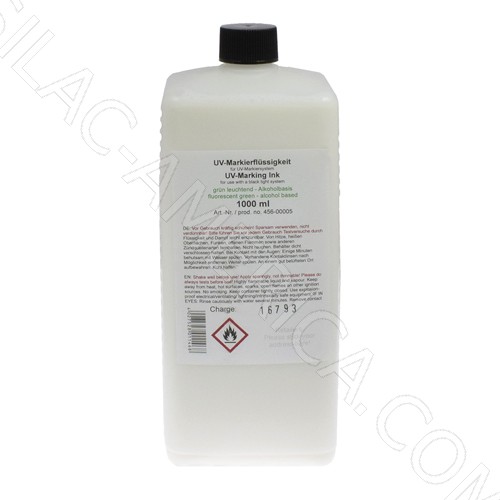 [B336] INCHIOSTRO UV FLUORESCENTE VERDE BASE ALCOOL ML.1000