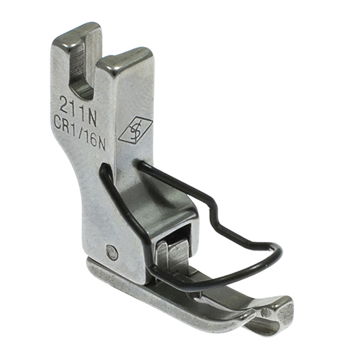 [1522/3] 1/16" Narrow Right Compensating Foot with Finger Guard # CR1/16N-G (211N) (YS)