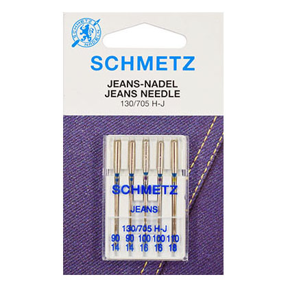 [X22:30MA2/100-B5] Jeans / Denim Needles Schmetz 130/705 H-J (5 pcs)