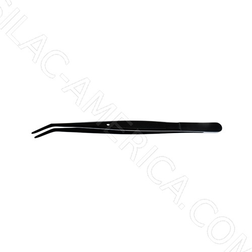 [145/N] Black Elbow Tweezers # TWE6-B