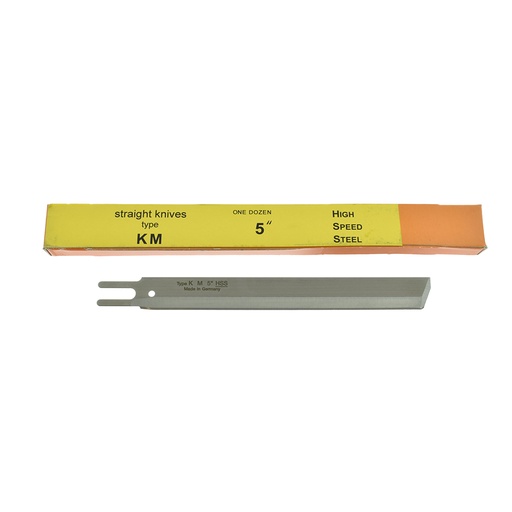 [1/BSKM5] 1/BSKM | Narrow HSS Blade for Straight Knife KM KS-EU Cutting Machines # U-191 (Made in Germany)