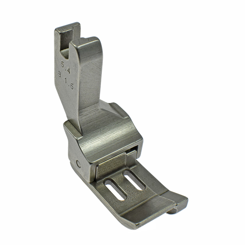 [1628/2] 1/16" Right Compensating Presser Foot, 6.4mm Needle Gauge - NECCHI, PFAFF (Made in Italy)