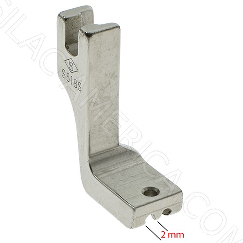 Hinged Invisible Zipper Presser Foot # S518S (YS)