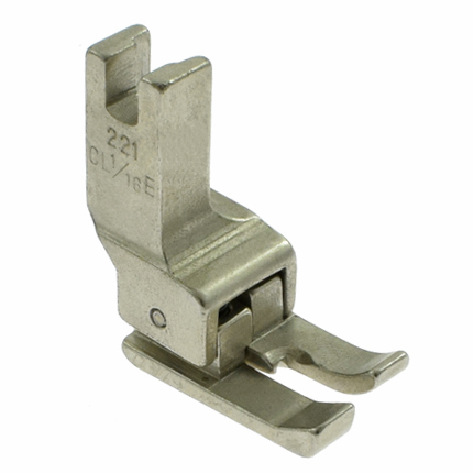 [1575/1] 1/16" Left Compensating Presser Foot # 221 (CL1/16E)