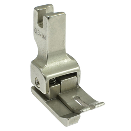 [1585/1] 3/16" Left Compensating Presser Foot # CL3/16E (223L)