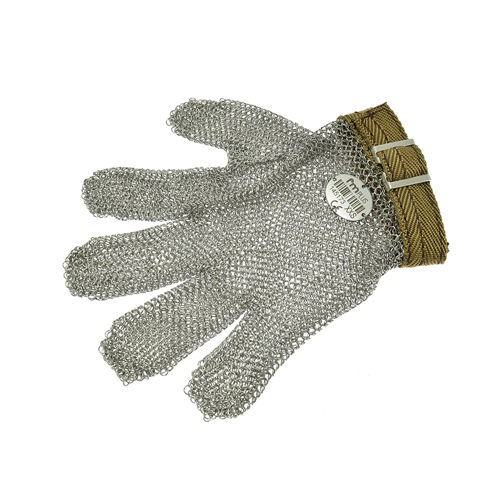 [153/00] Reversible Metal Mesh Cut-Resistant Glove - Size No.00 = XXS (Brown)