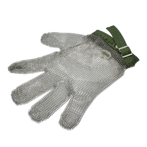 [153/5] Reversible Metal Mesh Cut-Resistant Glove - Size No.5 = XXL (Dark Green)