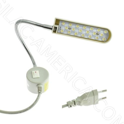 Sewing Machine LED Light 20-LED, 220V (2W) with Euro Plug # 820MP