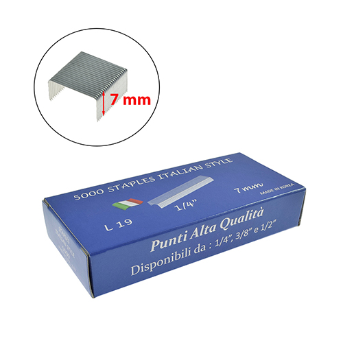 [C106] Grapas BATES L19-1/4" - 7 x 11 mm (5000 uds)