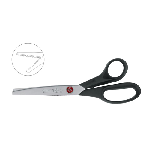 [C182] 8-1/2" Pinking Scissors, Stainless Steel Blades # 665N (MUNDIAL)