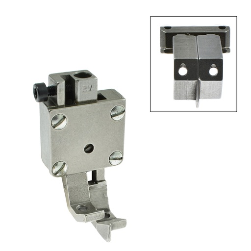 [14027/10] 2-Needle Inside Presser Foot with Central Guide ADLER 268 (Made in Italy)