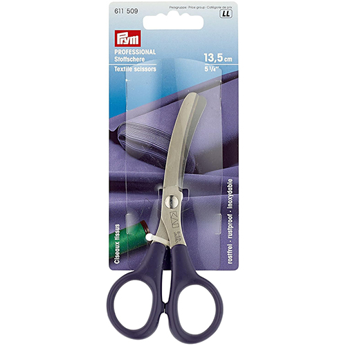 [26175] Professional Tailor Scissors for Fabric - Curved Blade 13.5cm PRYM # 611509