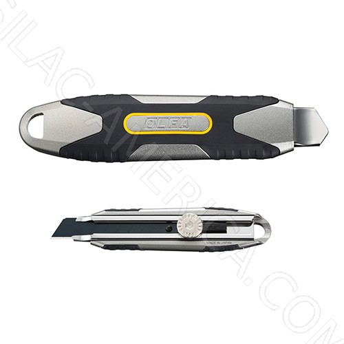 [B963] MXP-L Olfa | X-Design 18mm Handle with Chrome-Plated Blade Channel & Wheel Lock