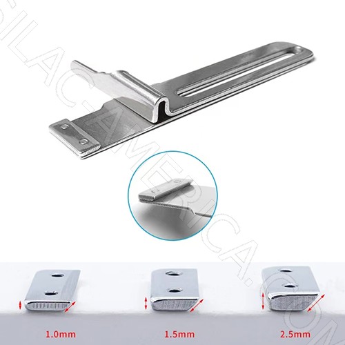 [29472] Adjustable Hemming Guide with 3 Interchangeable Plates – Universal Coverstitch, Flatlock Sewing Machine Attachment