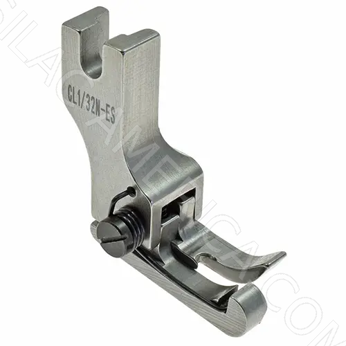 [28080/1] 1/32" Narrow Left Compensating Presser Foot with Spring # CL1/32N-ES