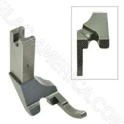 14020 | Outer Piping Presser Foot, Left Needle DURKOPP-ADLER 67, 167, 267, 69, 169, 269, JUKI LS1342, LU-1508 (Made in Italy)
