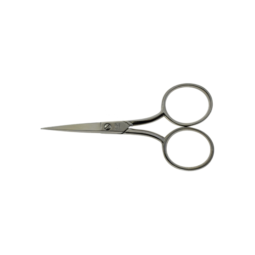 [C22/3.5] Embroidery Scissors 8.9cm (3-1/2"), Wide Ring - Made in Italy (FENNEK)