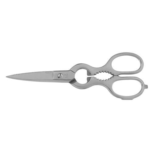 [C605] Stainless Steel Kitchen Scissors, 21 cm FENNEK (Made in Italy) # 214