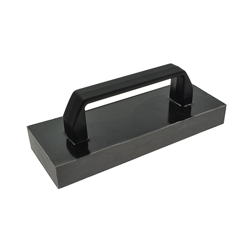 [C125/A] Cloth Weight Rubber Coated Iron 2 kg (4.4 Pounds) - 21x7,5 cm (Made in Italy)