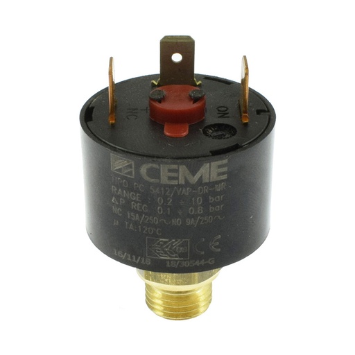 [CO:A0381] Pressure Switch for Comel Steam Boiler # A0381