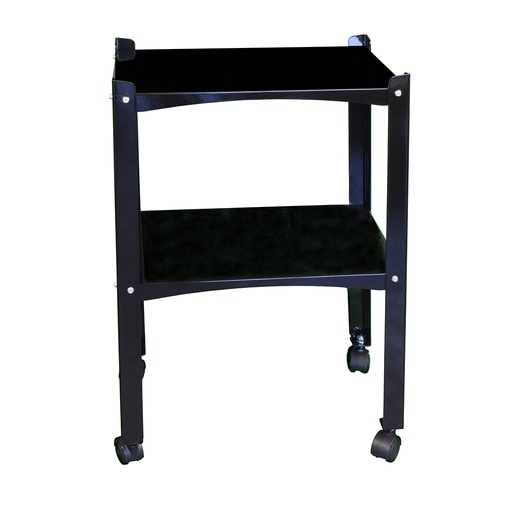 [B1100/N] Carro para Unika - Color Negro - Dimensiones de la Mesa 41x27 cm Comel