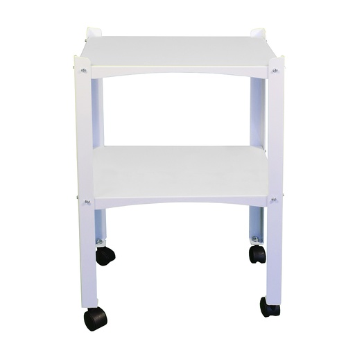 [B1100/B] Carro para Unika - Color Blanco - Dimensiones de la Mesa 41x27 cm Comel
