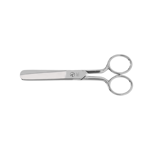 [C36/2] Nickel-Plated Scissors with Rounded Tip 10.1cm (4") - Made in Italy (FENNEK)