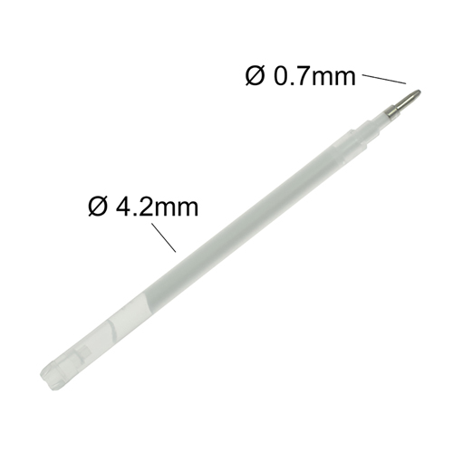 [B3470/7] Erasable Ink Refill, Nib 0.7mm - White