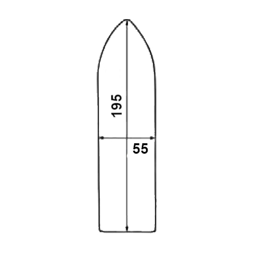 [B287/62] Reinforced PTFE Soleplate for Iron APRIPIEGA 2F NEW