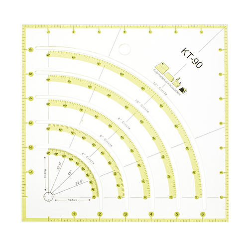 [B8470] Square Ruler, Transparent Plexiglass