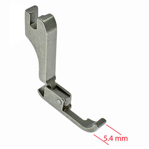 [1642] Needle-Feed Left Zipper Foot 5.4mm NECCHI 831, 901 # 955291-5-00 (NH36N-1) (YS)
