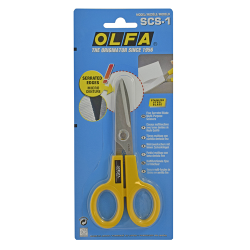 [B930] Micro-Toothed Scissors 141 mm # SCS-1 (OLFA)