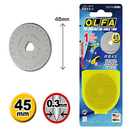 [B806/1] Cuchilla Ø 45 mm (1 pz) # RB45 (OLFA)