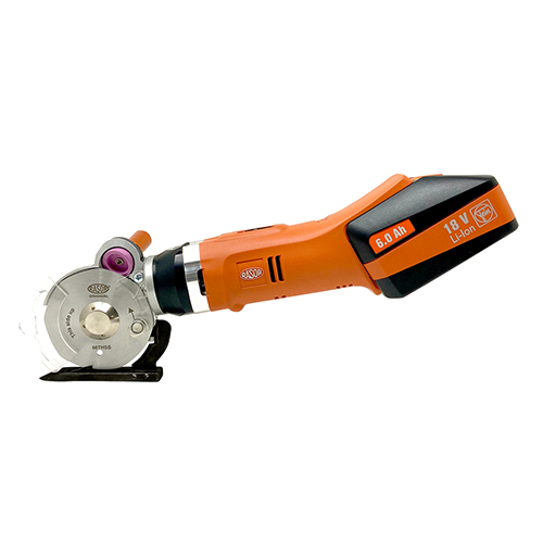 [E372] FORZA - RASOR | Cordless Rotary Cutting Machine, Ø 86mm , 8-Sided Blade - 18V, 6.0 Ah Li-Ion®, 400 W