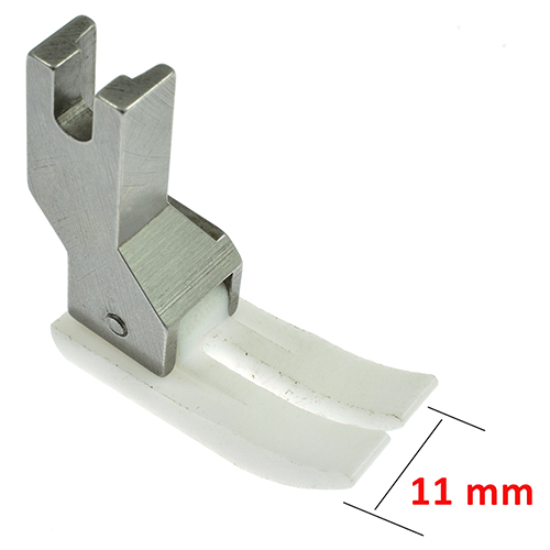 [1602] Needle-Feed PTFE Presser Foot 11mm Wide DURKOPP 272, PFAFF 461; 481 # 0272 006801 (272-6801) (MTI-NF) (Made in Italy)