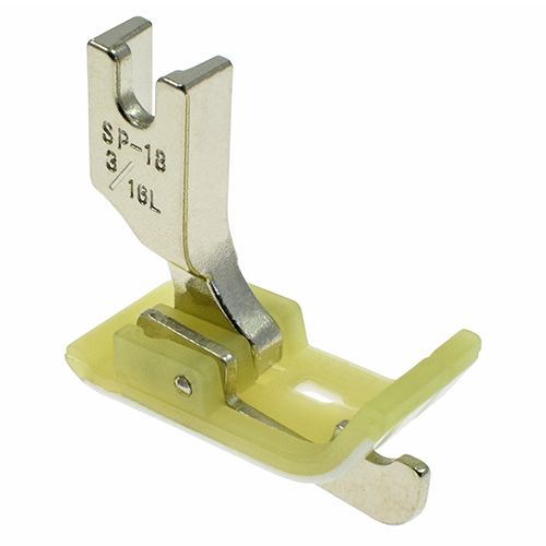 [27081-3/16] Presser Foot, Plastic Sole with Left 3/16" (5.0mm) Guide # SP18L-3/16