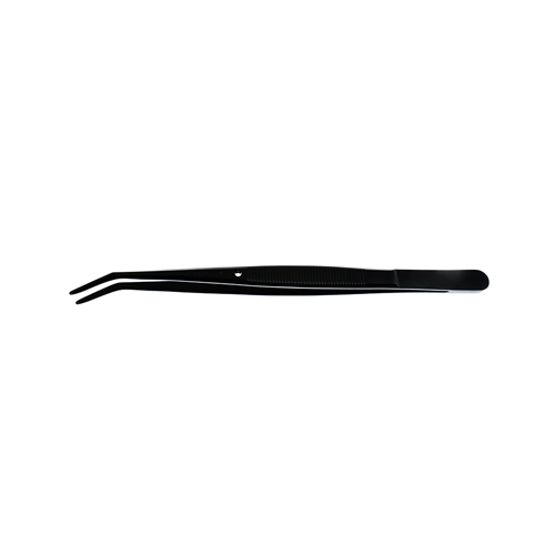 [145/N] Black Elbow Tweezers # TWE6-B