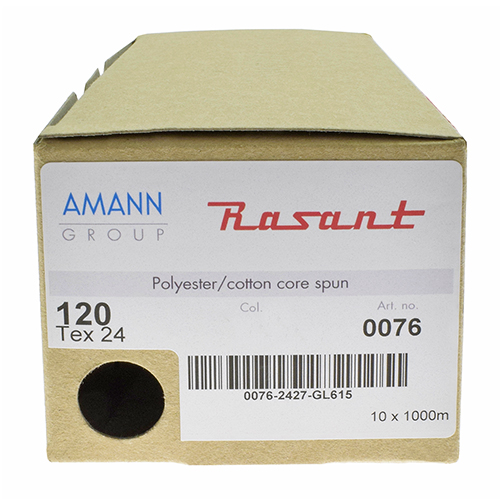 [A-0076] 0076 Amann | Rasant 120 Hilo de Coser y Acolchar, 1000m (10 Conos)