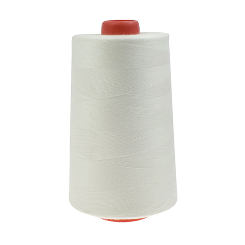 [F0001] White | Polyester Sewing Thread, 10000 yards/spool 