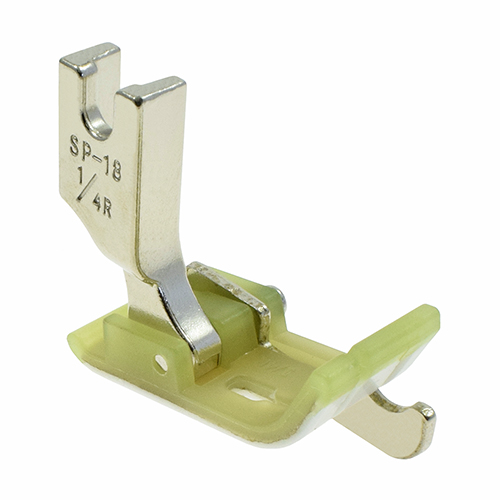 [27073-1/4] Presser Foot, Plastic Sole with Right 1/4" (6.0mm) Guide # SP18-1/4