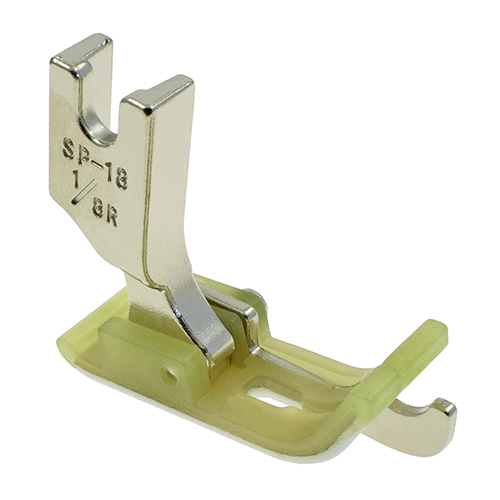 [27073-1/8] Presser Foot, Plastic Sole with Right 1/8" (3.0mm) Guide # SP18-1/8