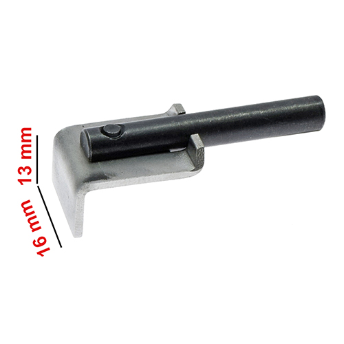 [12759/SP64] Guía de Vástago Corto 16x13(H) mm (Materiales Pesados) para Guía de Borde MicrométricaNS/130 # Sp/064 (Made in Italy)