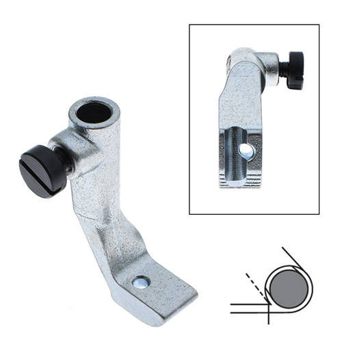 [13978/2] Inner Foot 2mm Grooved for Hemming with Cord Insertion ADLER 167, 267, 269, 867, 669, 869 # A067D02 (Made in Italy)