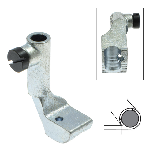 [13978/7] Inner Foot 7mm Grooved for Hemming with Cord Insertion ADLER 167, 267, 269, 867, 669, 869 # 0067 221543 (Made in Italy)