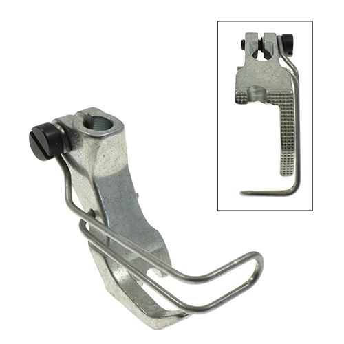[13999/4] Outer Foot 4mm Grooved for Hemming with Cord Insertion ADLER 167, 267, 269, 867, 669, 869 # 0367 220413 (Made in Italy)