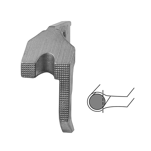 [13965/3] Outer Presser Foot 3mm Grooved for Stitching on the Cord for Upholstery PFAFF 1245 # 1245TP/3 (Made in Italy)
