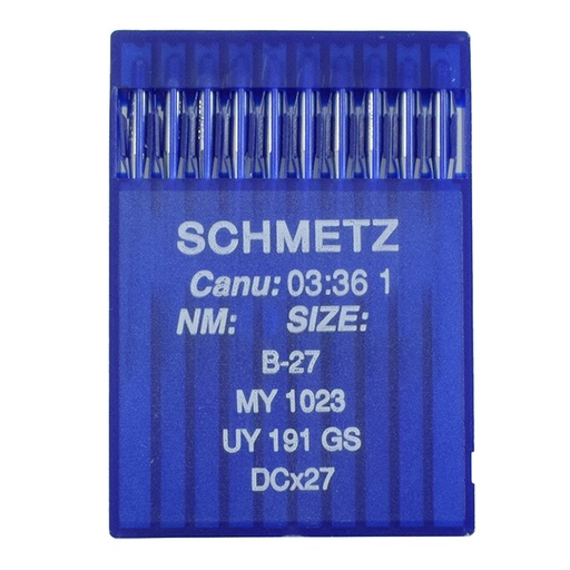 B-27 Sewing Needles Schmetz MY 1023 - UY 191 GS - DCx27 | CANU 03:36 1