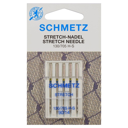 [X22:80FB2/75-B5] Agujas Stretch Schmetz 130/705 H-S (5 Pcs)
